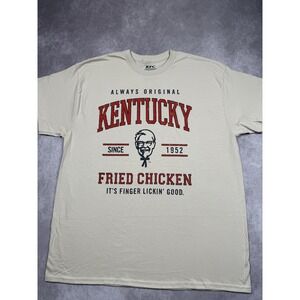 KFC Shirt Mens XL Sand Kentucky Fried Chicken Always Original‎ Graphic Tee 1952